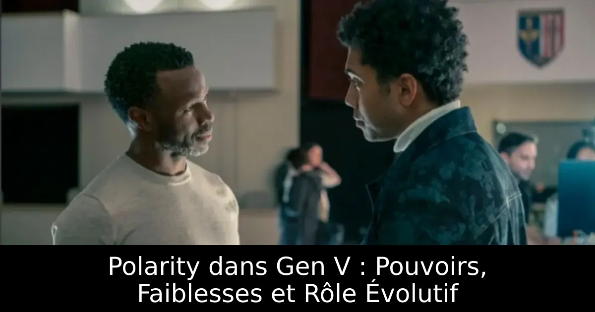 Polarity dans Gen V : Pouvoirs, Faiblesses et Rôle Évolutif
