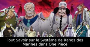 Tout Savoir sur le Système de Rangs des Marines dans One Piece