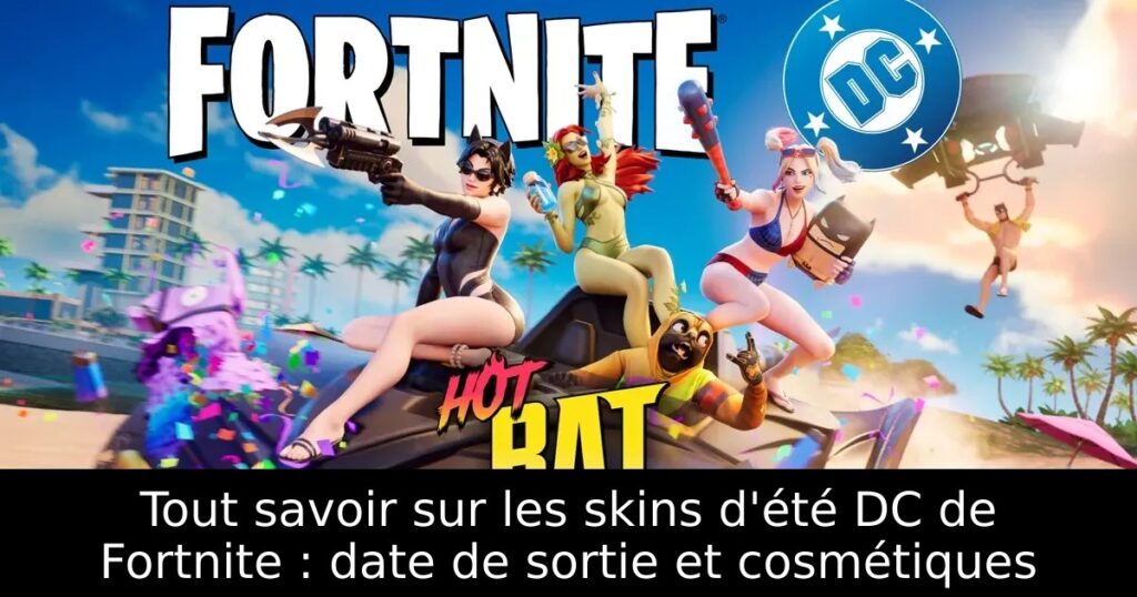 Tout savoir sur les skins d&rsquo;été DC de Fortnite : date de sortie et cosmétiques