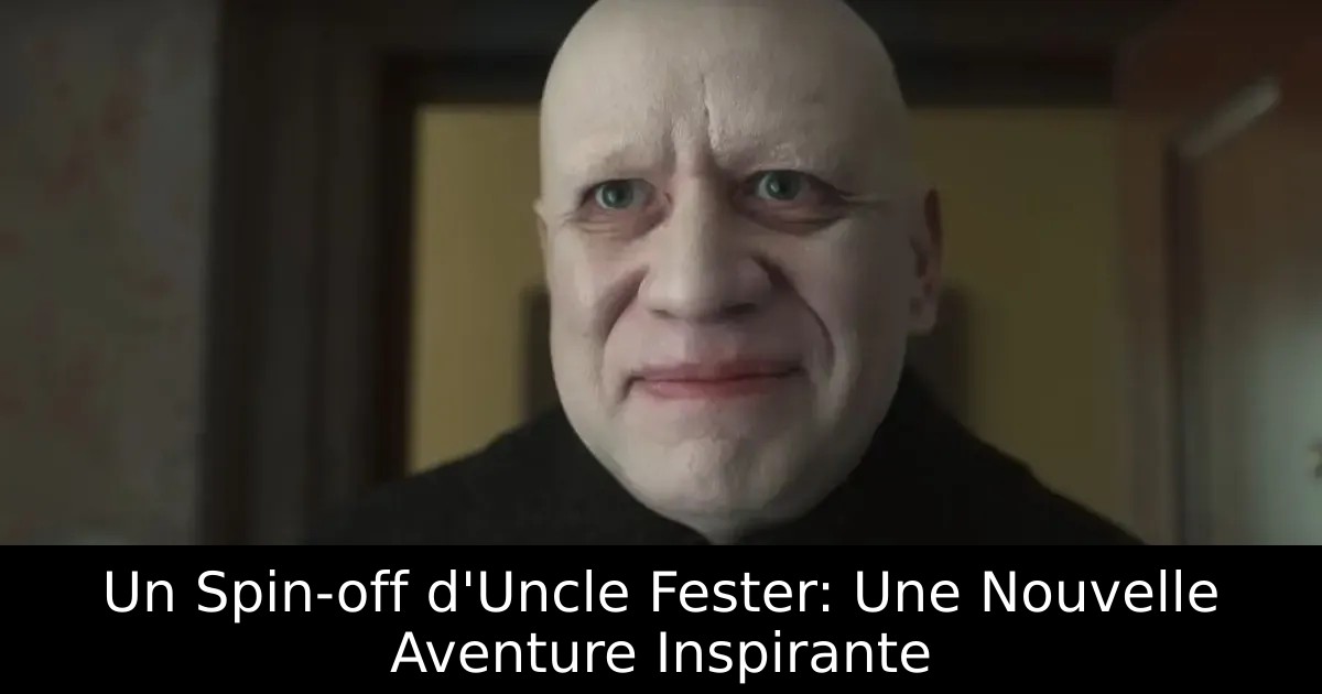Un Spin-off d&rsquo;Uncle Fester: Une Nouvelle Aventure Inspirante