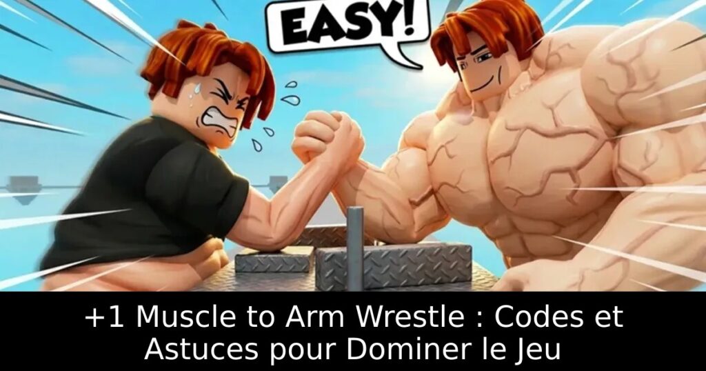 +1 Muscle to Arm Wrestle : Codes et Astuces pour Dominer le Jeu