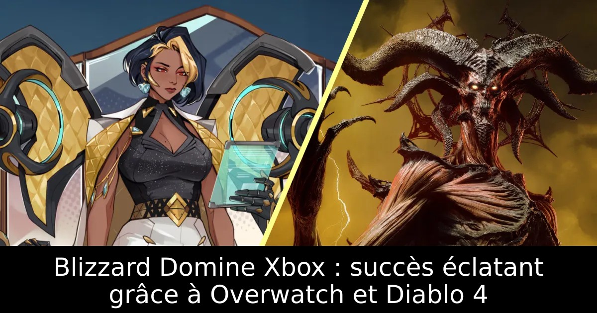 Blizzard Domine Xbox : succès éclatant grâce à Overwatch et Diablo 4