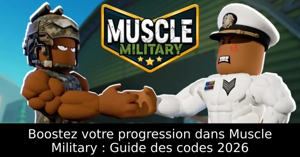 Boostez votre progression dans Muscle Military : Guide des codes 2026