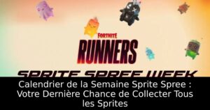 Calendrier de la Semaine Sprite Spree : Votre Dernière Chance de Collecter Tous les Sprites