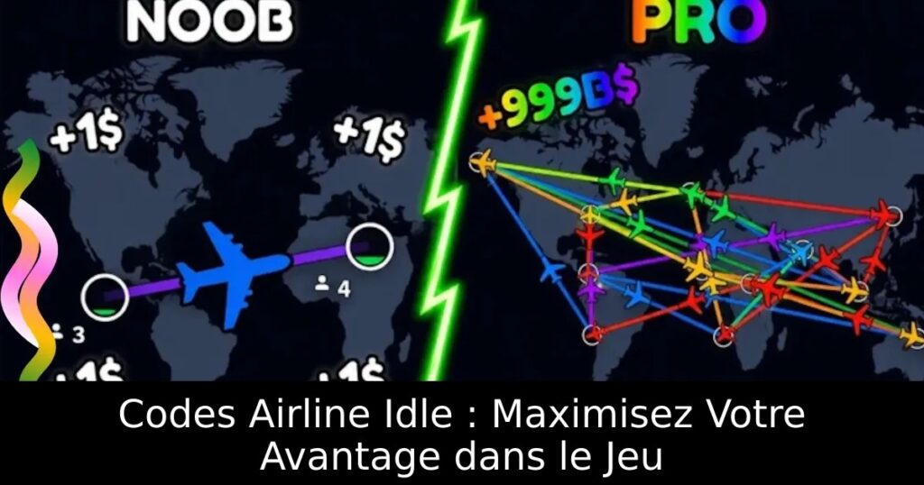 Codes Airline Idle : Maximisez Votre Avantage dans le Jeu
