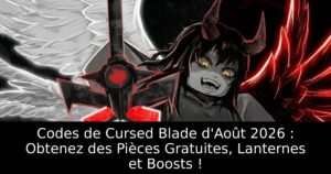 Codes de Cursed Blade d&rsquo;Août 2026 : Obtenez des Pièces Gratuites, Lanternes et Boosts !