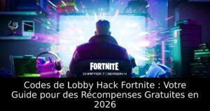 Codes de Lobby Hack Fortnite : Votre Guide pour des Récompenses Gratuites en 2026