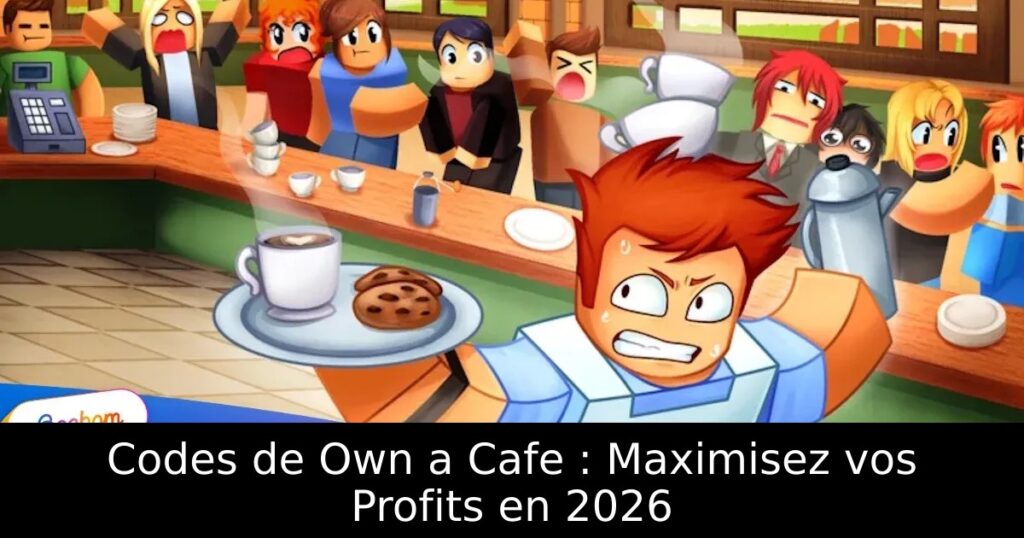 Codes de Own a Cafe : Maximisez vos Profits en 2026