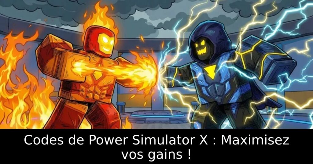 Codes de Power Simulator X : Maximisez vos gains !