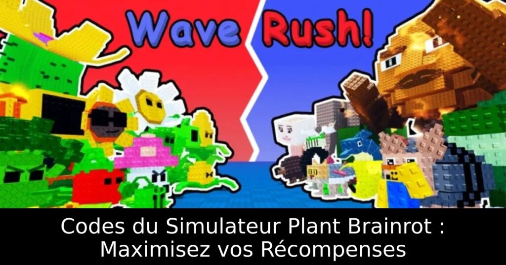 Codes du Simulateur Plant Brainrot : Maximisez vos Récompenses