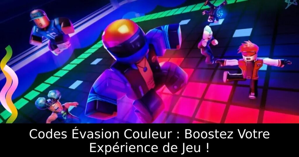 Codes Évasion Couleur : Boostez Votre Expérience de Jeu !
