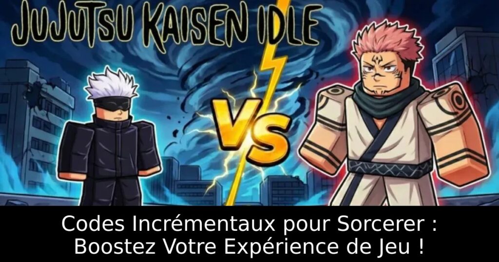 Codes Incrémentaux pour Sorcerer : Boostez Votre Expérience de Jeu !