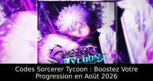 Codes Sorcerer Tycoon : Boostez Votre Progression en Août 2026