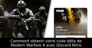 Comment obtenir votre code bêta de Modern Warfare 4 avec Discord Nitro