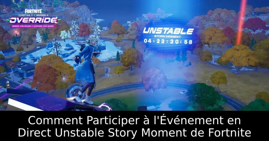 Comment Participer à l&rsquo;Événement en Direct Unstable Story Moment de Fortnite