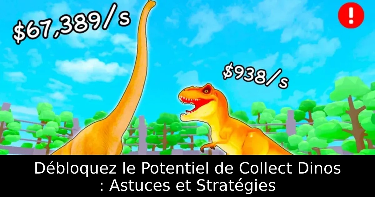 Débloquez le Potentiel de Collect Dinos : Astuces et Stratégies