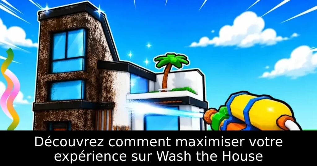 Découvrez comment maximiser votre expérience sur Wash the House