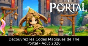 Découvrez les Codes Magiques de The Portal – Août 2026