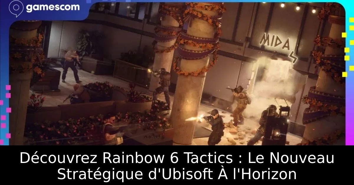 Découvrez Rainbow 6 Tactics : Le Nouveau Stratégique d&rsquo;Ubisoft À l&rsquo;Horizon