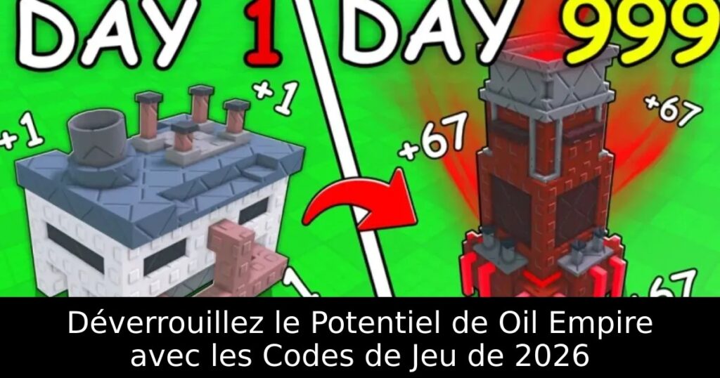 Déverrouillez le Potentiel de Oil Empire avec les Codes de Jeu de 2026