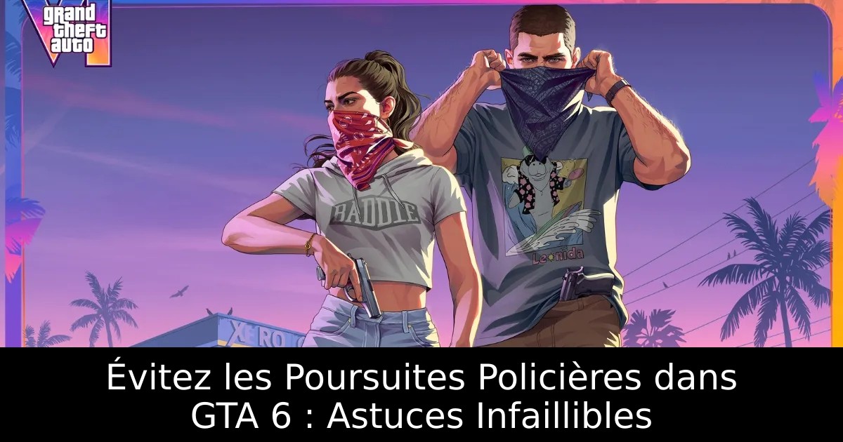 Évitez les Poursuites Policières dans GTA 6 : Astuces Infaillibles