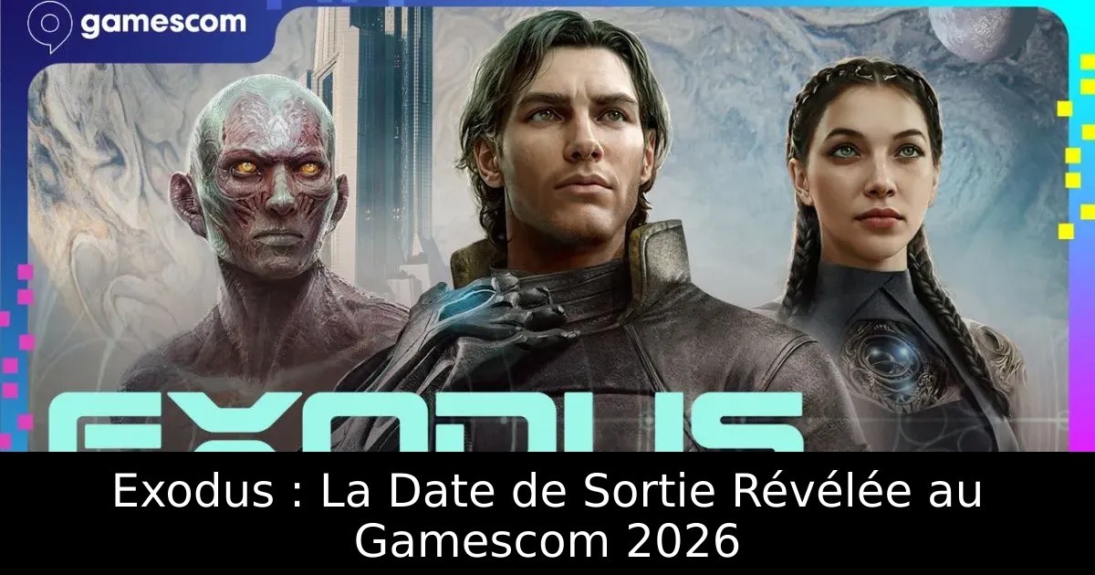 Exodus : La Date de Sortie Révélée au Gamescom 2026