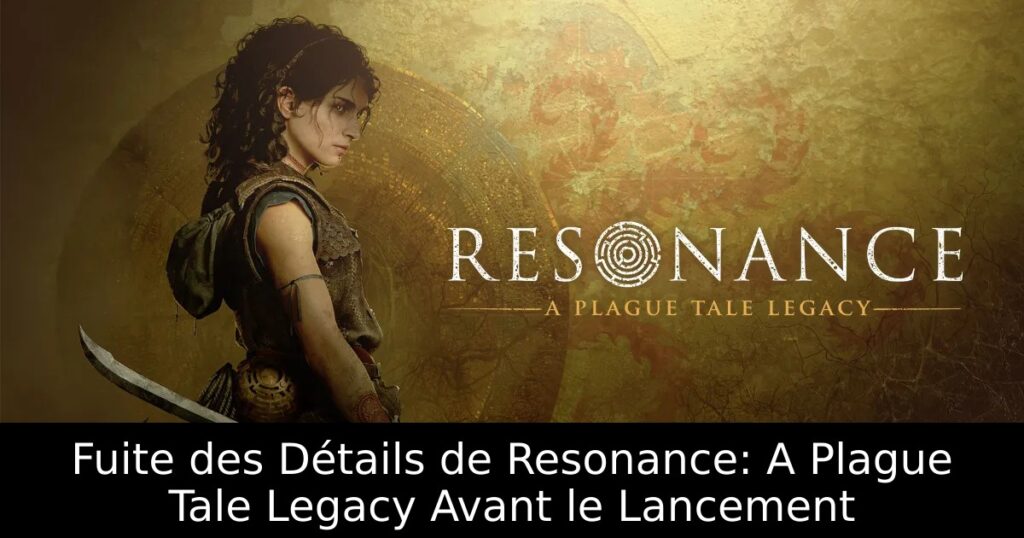 Fuite des Détails de Resonance: A Plague Tale Legacy Avant le Lancement