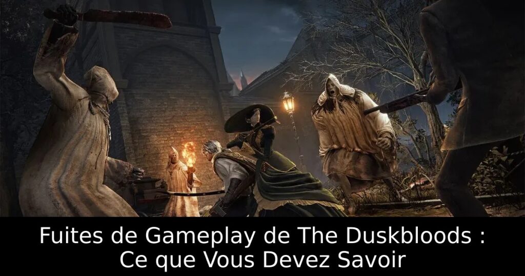 Fuites de Gameplay de The Duskbloods : Ce que Vous Devez Savoir