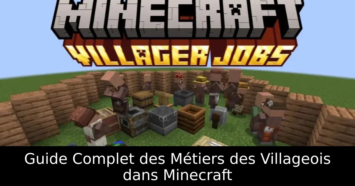 Guide Complet des Métiers des Villageois dans Minecraft