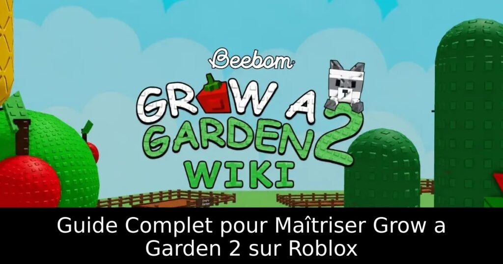 Guide Complet pour Maîtriser Grow a Garden 2 sur Roblox