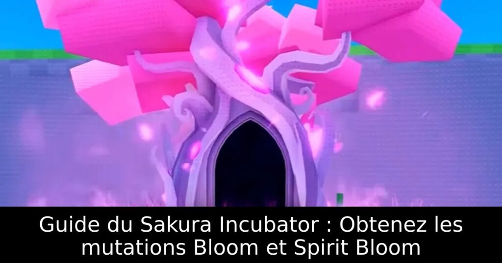 Guide du Sakura Incubator : Obtenez les mutations Bloom et Spirit Bloom