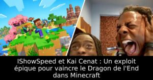 IShowSpeed et Kai Cenat : Un exploit épique pour vaincre le Dragon de l&rsquo;End dans Minecraft