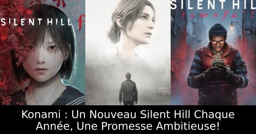 Konami : Un Nouveau Silent Hill Chaque Année, Une Promesse Ambitieuse!