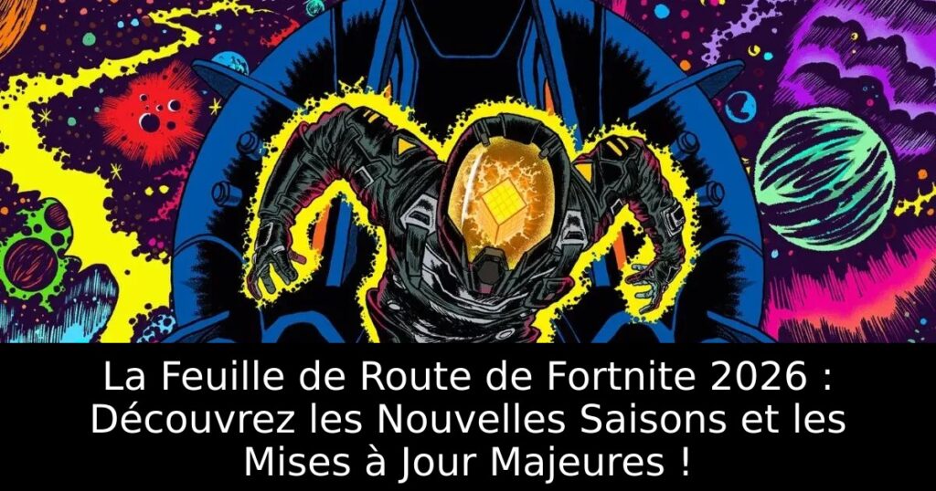 La Feuille de Route de Fortnite 2026 : Découvrez les Nouvelles Saisons et les Mises à Jour Majeures !