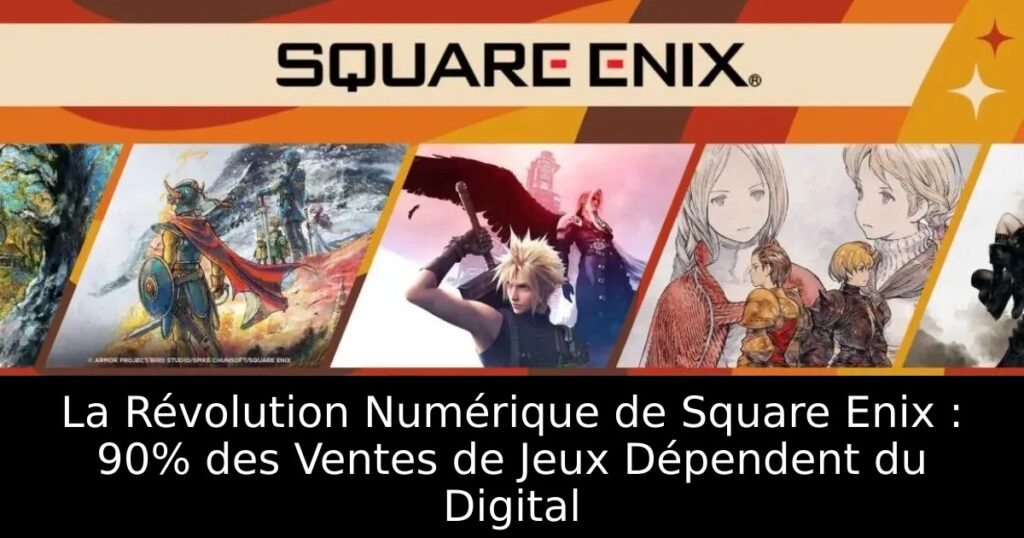 La Révolution Numérique de Square Enix : 90% des Ventes de Jeux Dépendent du Digital