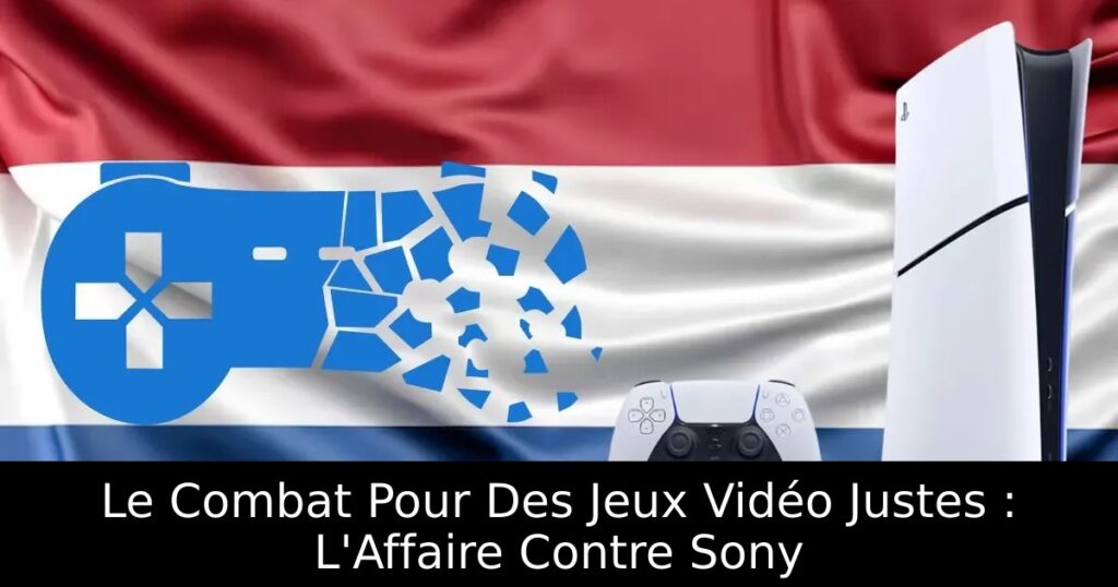 Le Combat Pour Des Jeux Vidéo Justes : L&rsquo;Affaire Contre Sony