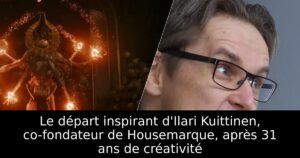 Le départ inspirant d&rsquo;Ilari Kuittinen, co-fondateur de Housemarque, après 31 ans de créativité