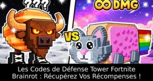 Les Codes de Défense Tower Fortnite Brainrot : Récupérez Vos Récompenses !