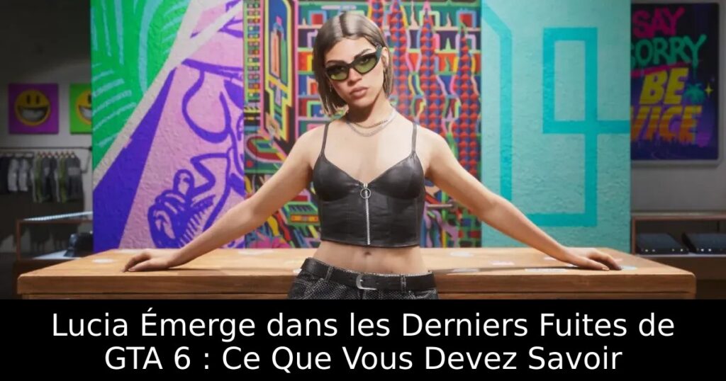 Lucia Émerge dans les Derniers Fuites de GTA 6 : Ce Que Vous Devez Savoir