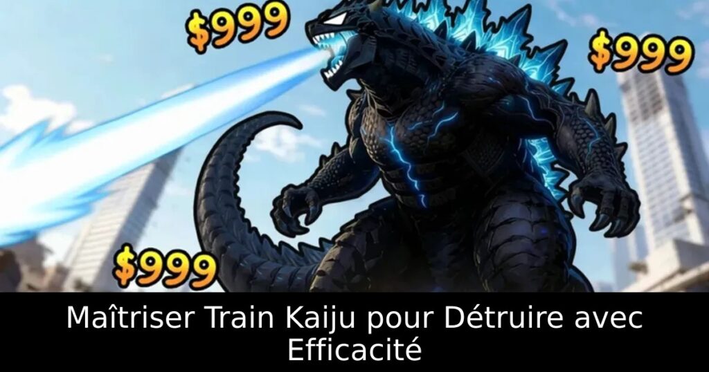 Maîtriser Train Kaiju pour Détruire avec Efficacité
