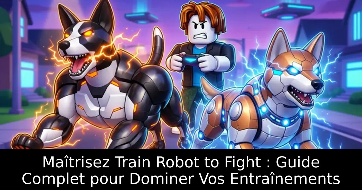Maîtrisez Train Robot to Fight : Guide Complet pour Dominer Vos Entraînements
