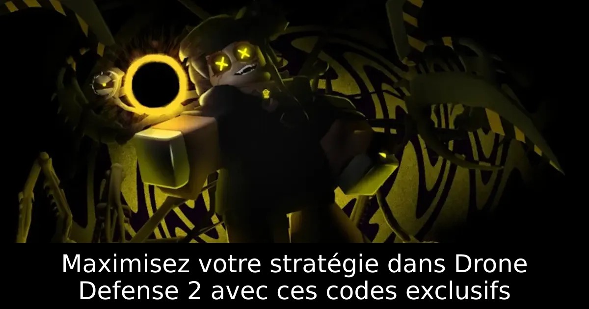 Maximisez votre stratégie dans Drone Defense 2 avec ces codes exclusifs