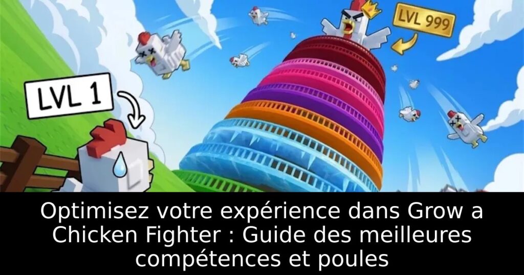 Optimisez votre expérience dans Grow a Chicken Fighter : Guide des meilleures compétences et poules