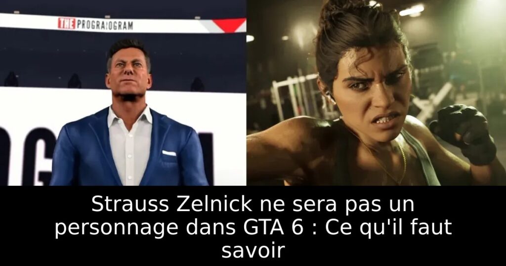 Strauss Zelnick ne sera pas un personnage dans GTA 6 : Ce qu&rsquo;il faut savoir