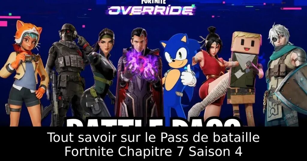 Tout savoir sur le Pass de bataille Fortnite Chapitre 7 Saison 4