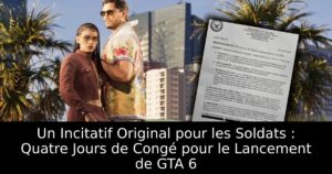 Un Incitatif Original pour les Soldats : Quatre Jours de Congé pour le Lancement de GTA 6