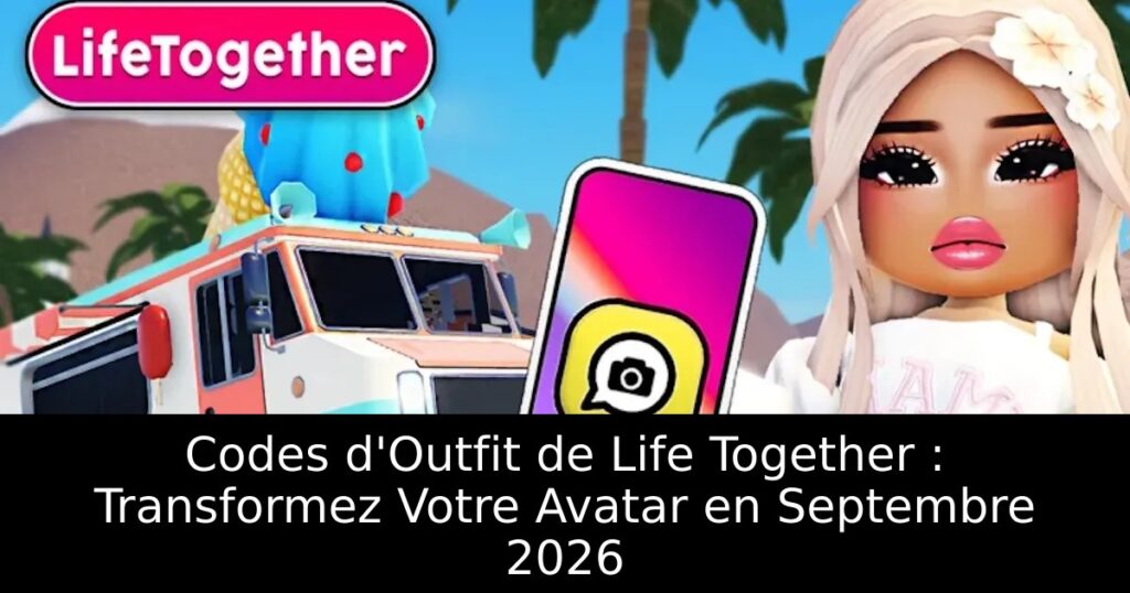 Codes d&rsquo;Outfit de Life Together : Transformez Votre Avatar en Septembre 2026