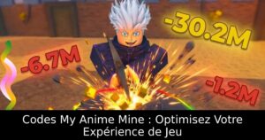 Codes My Anime Mine : Optimisez Votre Expérience de Jeu