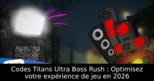 Codes Titans Ultra Boss Rush : Optimisez votre expérience de jeu en 2026
