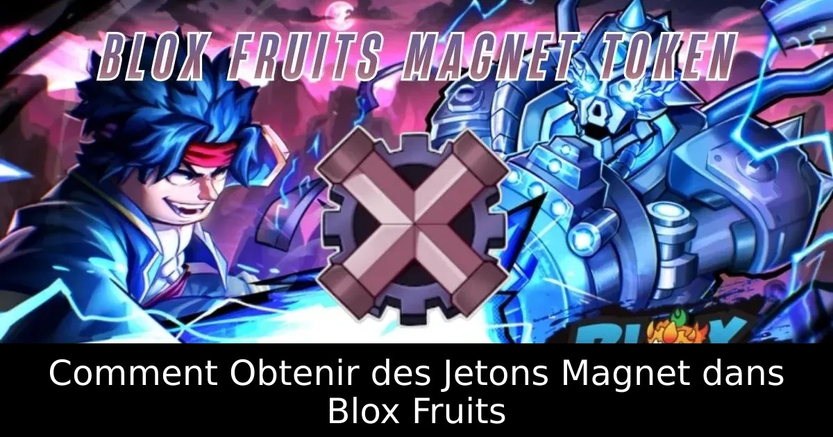 Comment Obtenir des Jetons Magnet dans Blox Fruits
